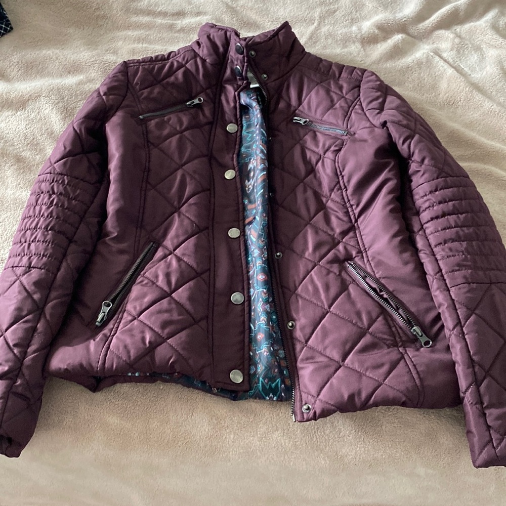 Size S Great condition purple jacket